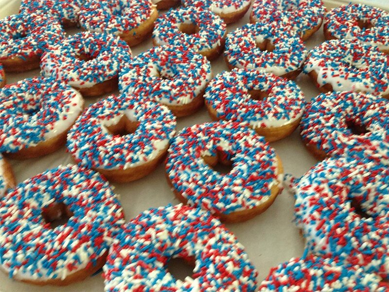 Many doughnut